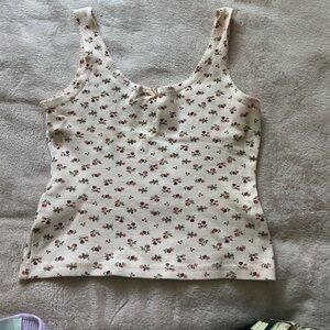🌼 90s floral tank grunge cottagecore Xs/small